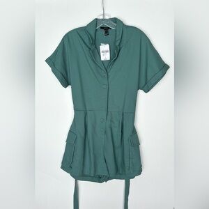 Forever 21 Teal Button-Down Women's Shirt